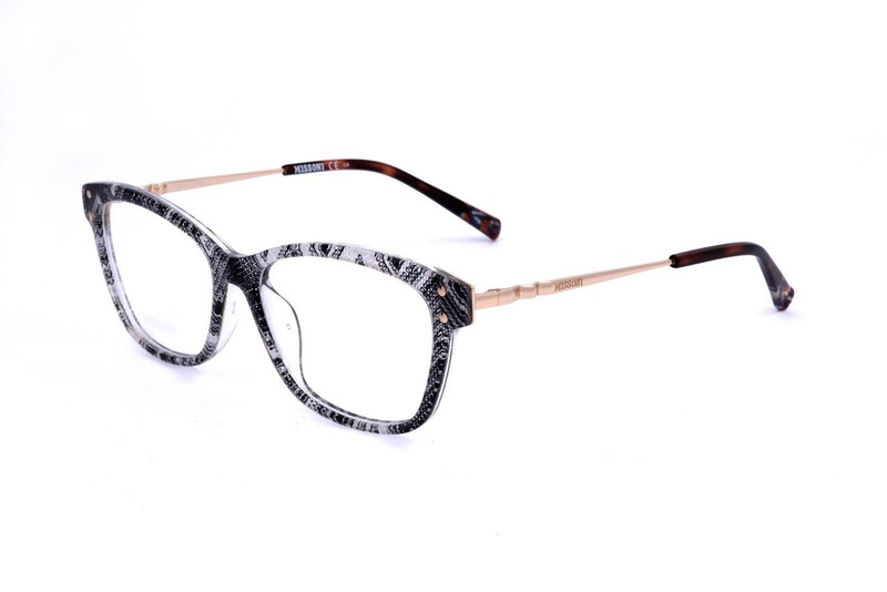 Missoni MIS 0006 S37 WHITE BLACK PATTERN 53/15/140 Women’s Eyewear Frame