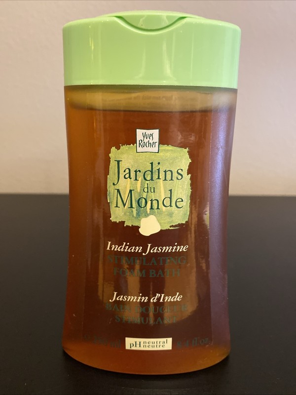 Yves Rocher Jardins Du Monde Indian Jasmine Stimulating Foam Bath 8.4oz