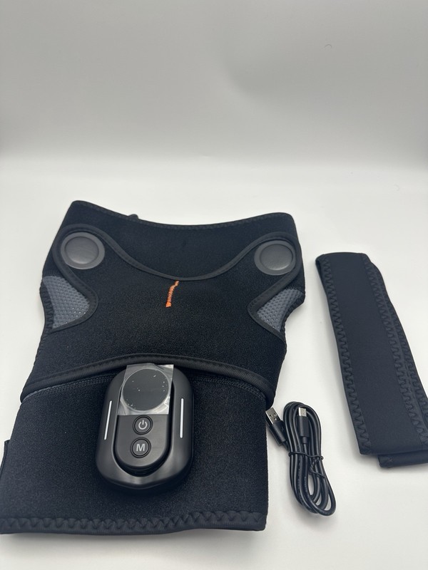 Open Box Heated Shoulder Wrap Massager w/ Vibration Remote Control 5 Heat Levels gallery
