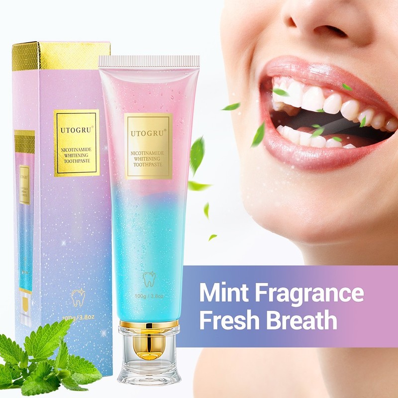 UTOGRU Whitening Toothpaste Niacinamide Dazzling Whitening Toothpastes Adult gallery