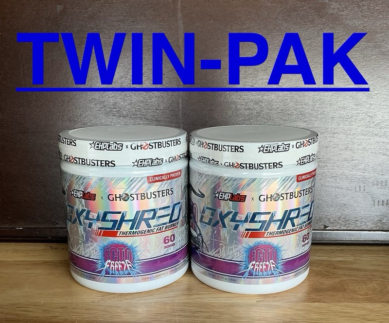 TWIN-PAK. EHP OxyShred Ecto Freeze Flavor 60 Serv 3/26