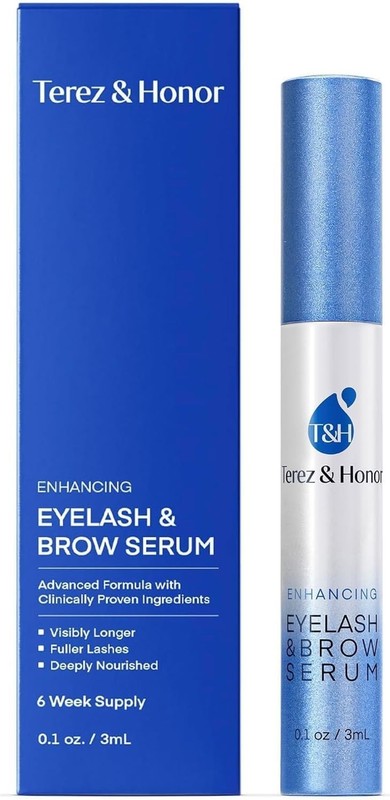 TEREZ & HONOR Natural Eyelash Growth Serum and Brow Enhancer to Grow Thicker 3ml