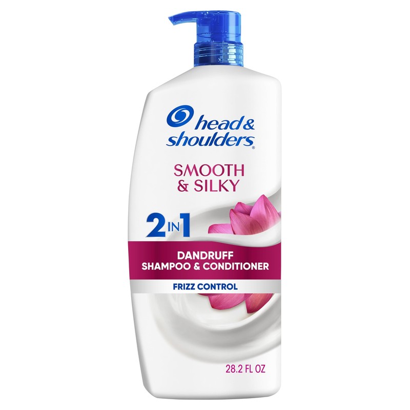 Dandruff Shampoo Conditioner 2 in 1 Frizz Control 28.2oz Head Shoulders Smooth