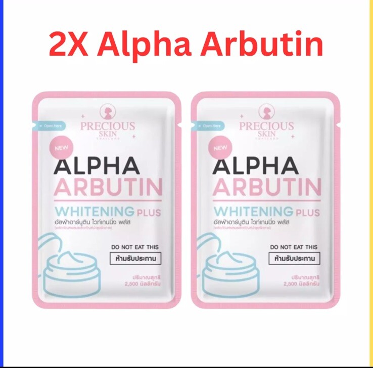 Pack Of 2 Precious Skin Alpha Arbutin Whitening Plus Collagen Powder Mix