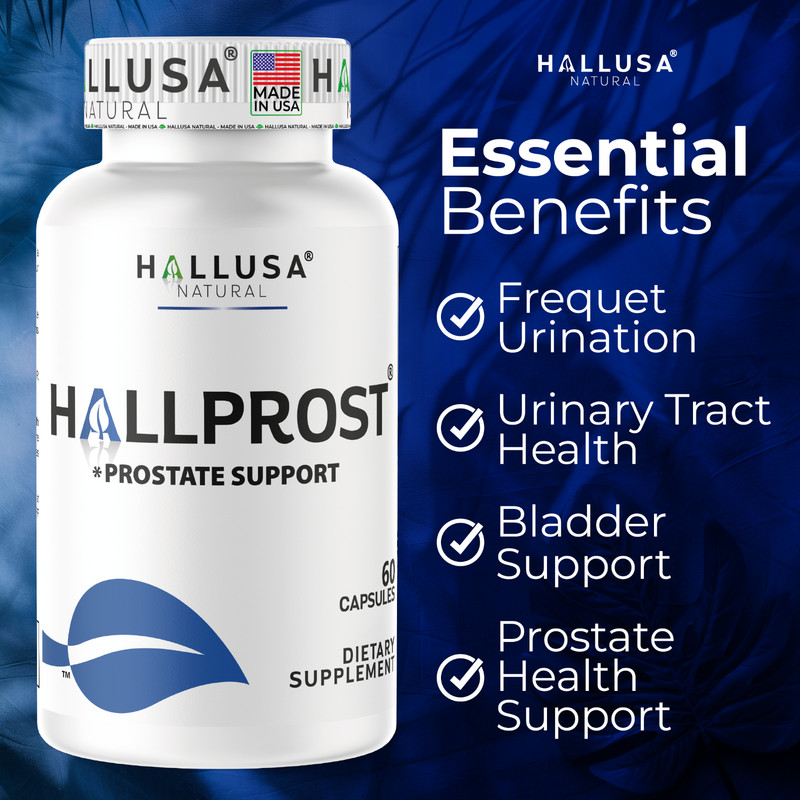 HALLPROST - Inflamed Prostate - Prostatitis - BPH - Urinary Function - 60 Cap gallery