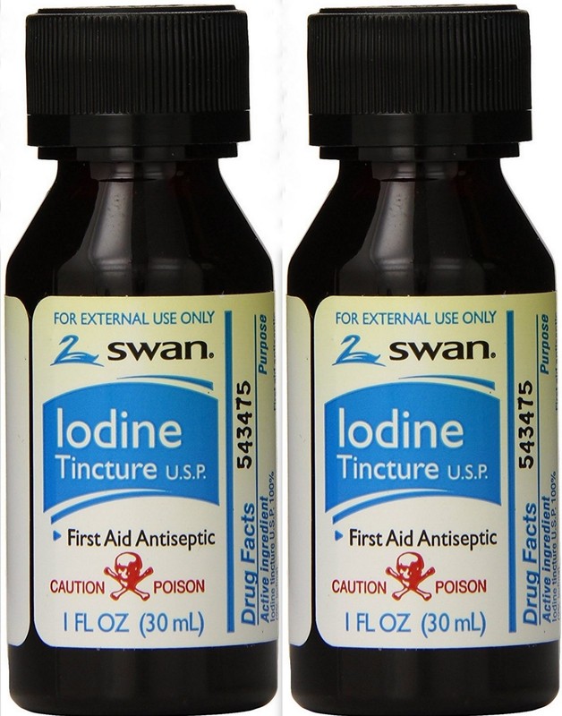 Swan Iodine Tincture 1oz ( 2 pack ) ^