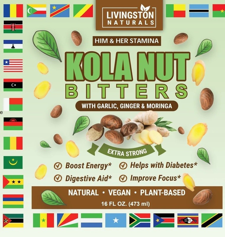 Kola Nut Bitters with Garlic Ginger & Moringa By Livingston Natural Herbal Labs gallery