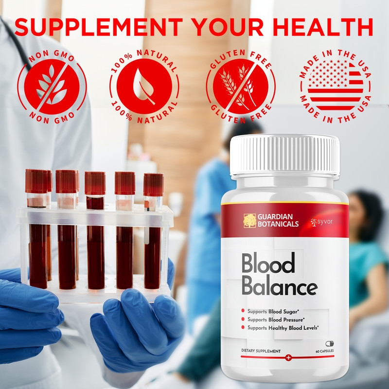 (5 Pack) Guardian Botanicals Blood Balance Advanced Glycogen Vitamin 300 Capsule gallery