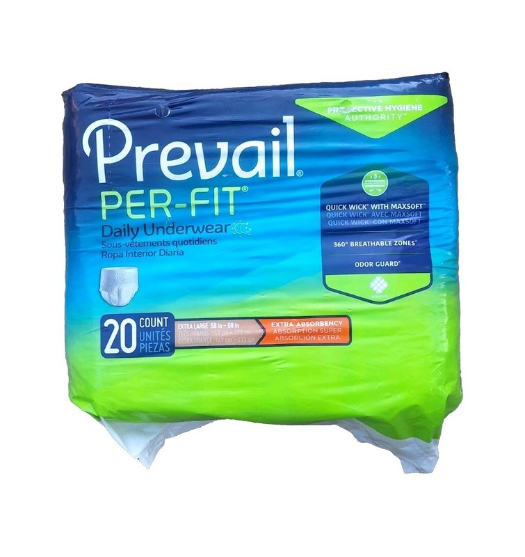 Prevail Disposable Underwear X-Large 20 Ct