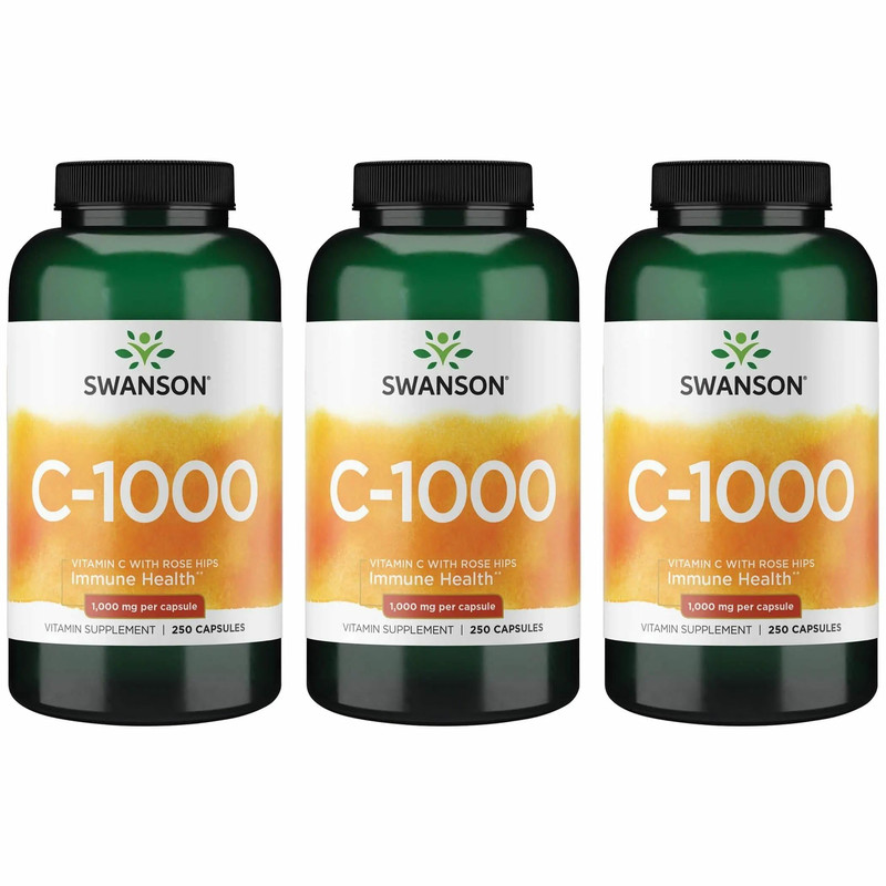 Swanson Vitamin C Rose Hips Immune System Support Skin Cardiovascular Health