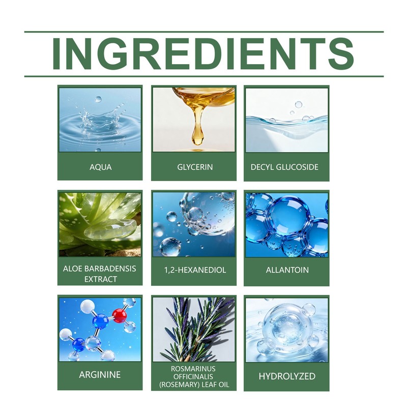 Tgideas Organic Rosemary Hair Growth Shampoo for Women and Men Natural Thick1 gallery