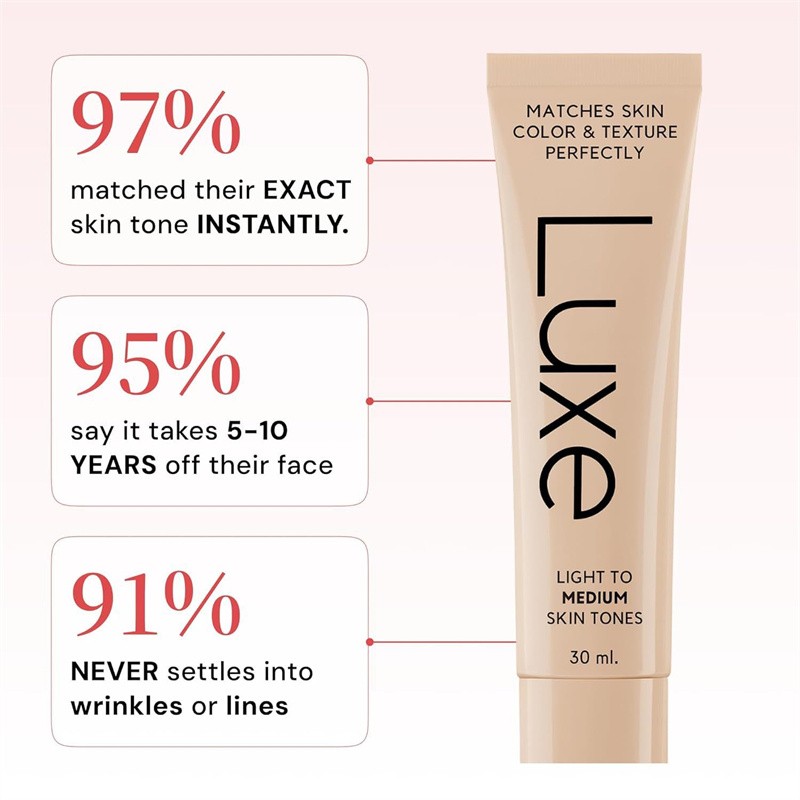 Luxe Research Color Changing Foundation Sensitive Moisturizing Friendly Options gallery