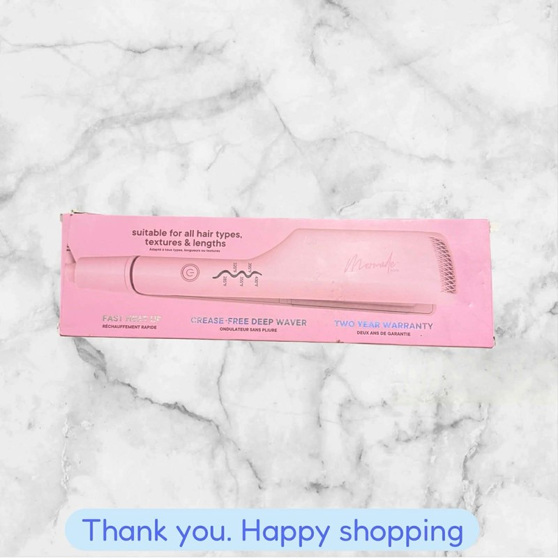 Mermade Hair 1″ The Double Waver Pink NEW SHIPPING