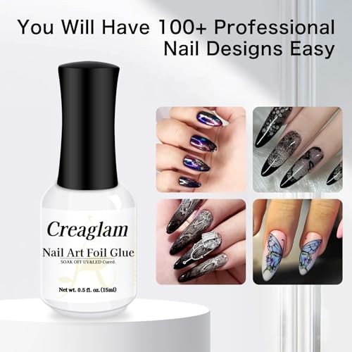 Nail Foil Glue Gel: Nail Art Foil for Foil Stickers Nail Glue Foil Gel 1PCS gallery