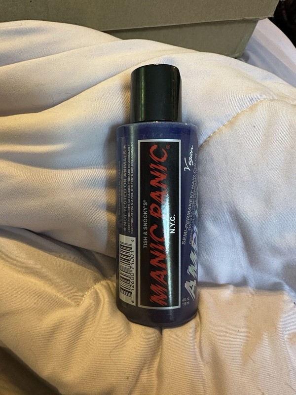 Manic Panic After Midnight AMPLIFIED Blue Semi Permanent Cream Hair Color 4oz gallery