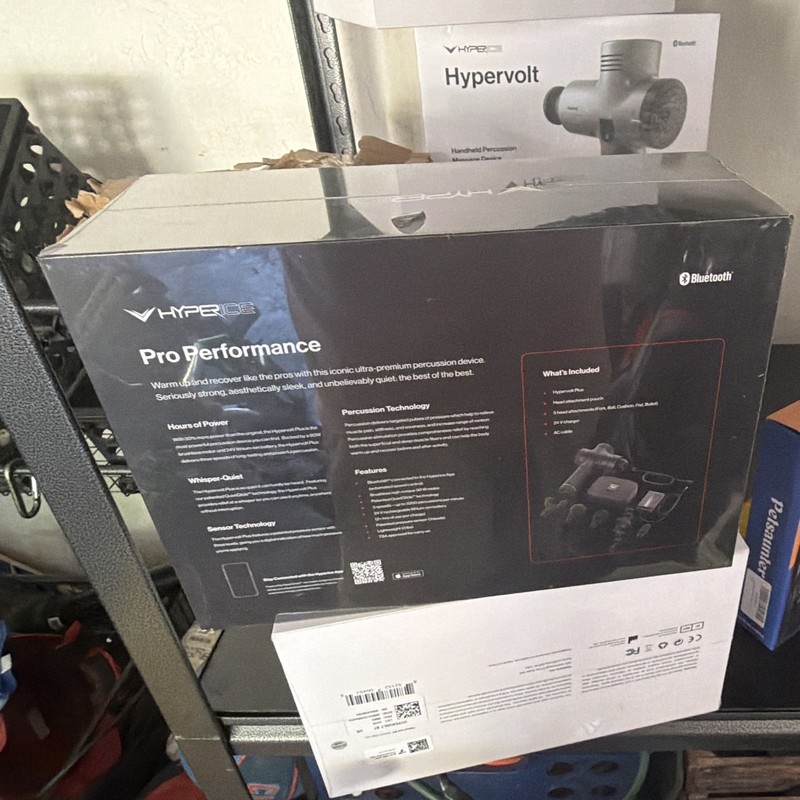 Hyperice Hypervolt Plus Percussion Massage Gun Handheld Bluetooth Black gallery