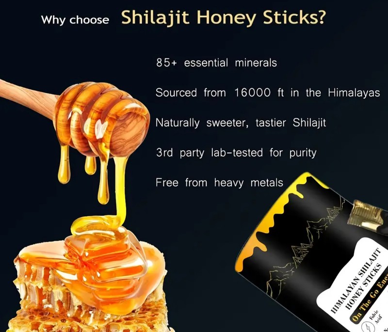 Better Alt Pure Himalayan Shilajit Sticks with Organic Honey, Natural Sweetner gallery
