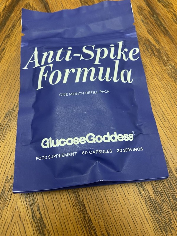 GlucoseGoddess Anti-Spike Formula Blood Sugar Support 60 Caps Exp 07/2025