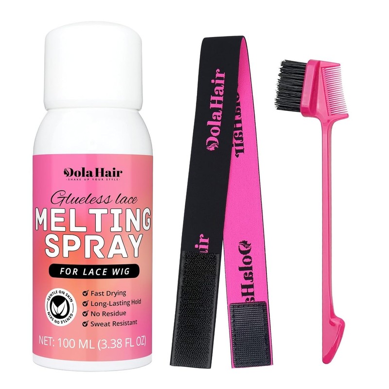 Lace Melting Spray for GlueLess Wigs lace Bond Melting Spray Bond Adhesive Wi…