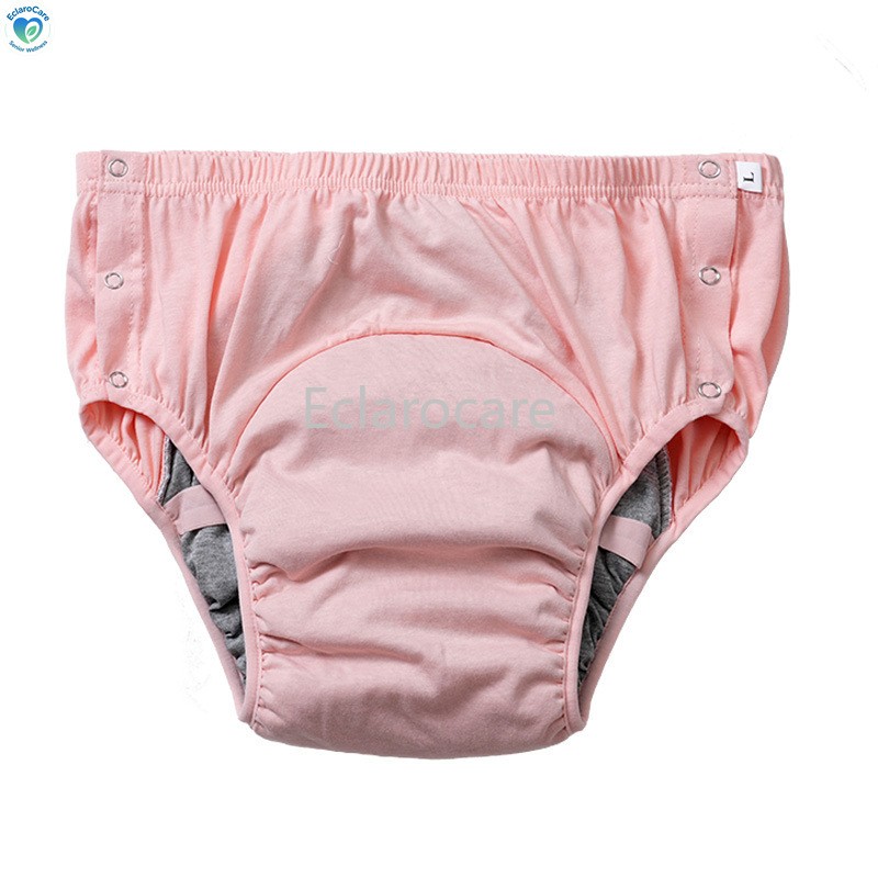 Women's Leakproof Care Briefs Reusable Incontinence Underwear Side Snap Closures gallery