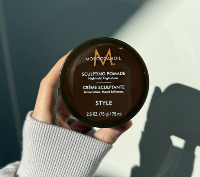 NIB 100% Authentic Moroccanoil Strong Hold High Shine Sculpting Pomade, 2.6 oz
