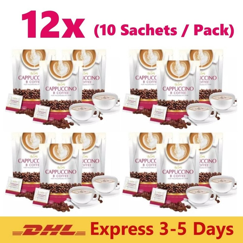 12x Be Easy B Coffee Cappuccino Instant Detox Diet Weight Loss Slimming 70 Kcal