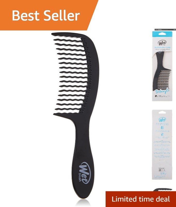 Gentle WaveTooth Detangler Comb – Pain-Free Tangle Solution for All Hair Types