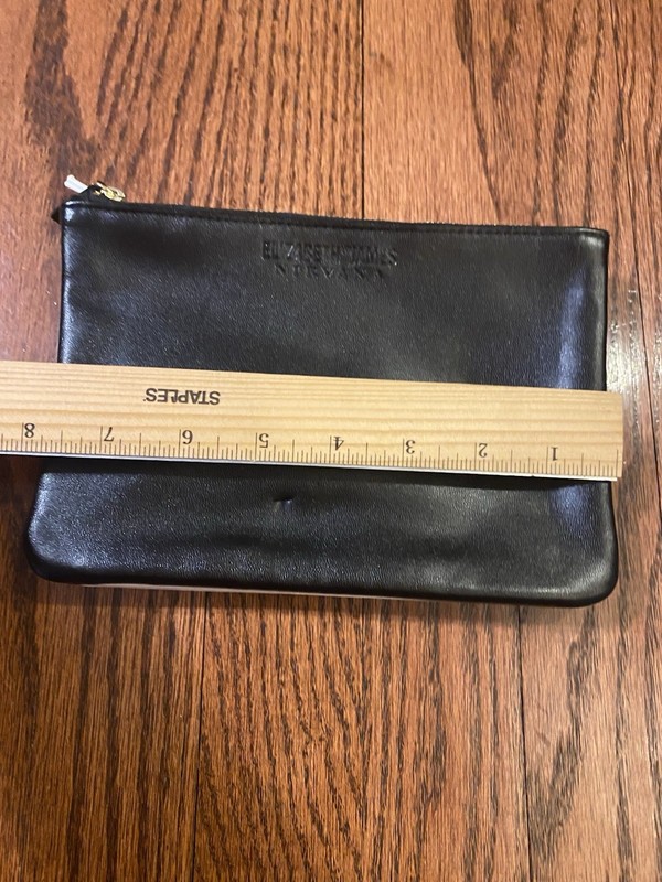 Elizabeth and James 2 In1Nirvana White&Black Clutch Cosmetic Bag Zipper Pouch gallery