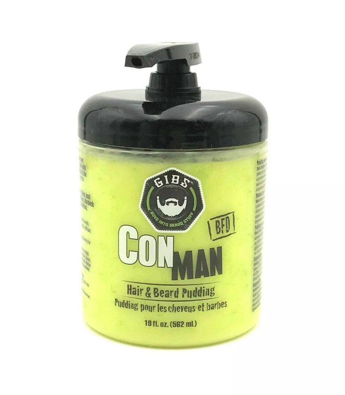GIBS Con Man Hair & Beard Pudding 19 oz