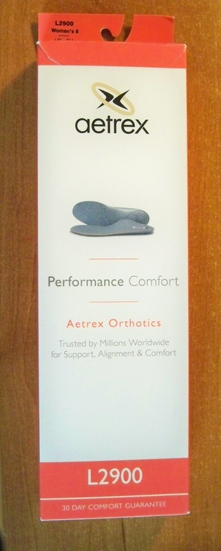 Aetrex Women’s Performance Comfort Orthotic Insoles Womens US 8 New In Box