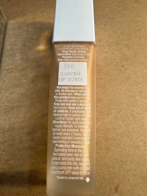 LANCÔME Renergie Lift Makeup Sunscreen SPF 27 360 DORE 20 (W) Exp 08/28 NIB Fr S gallery