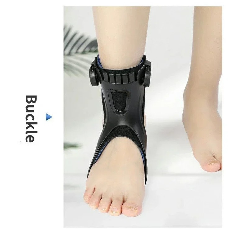 Drop Foot Brace Orthosis Ankle Support With Comfortable Inflatable Airbag US gallery