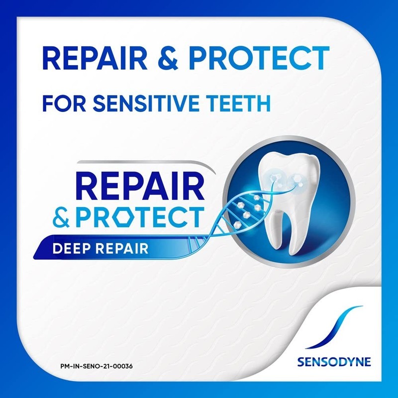 Sensodyne Repair and Protect with Novamin 70 gm pack of 6 gallery