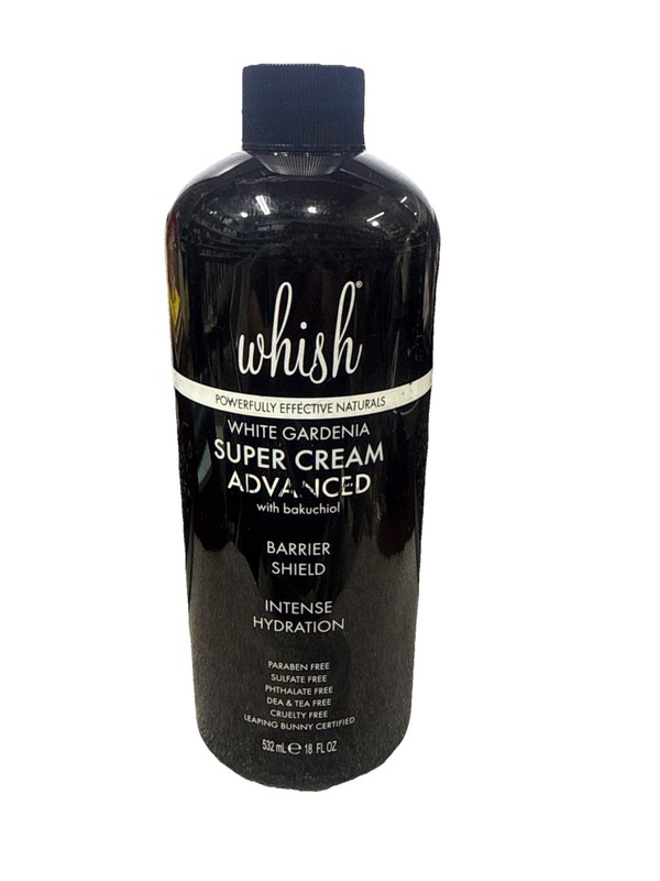 Whish 18oz Super Cream Advanced with Bakuchiol- White Gardenia Sealed