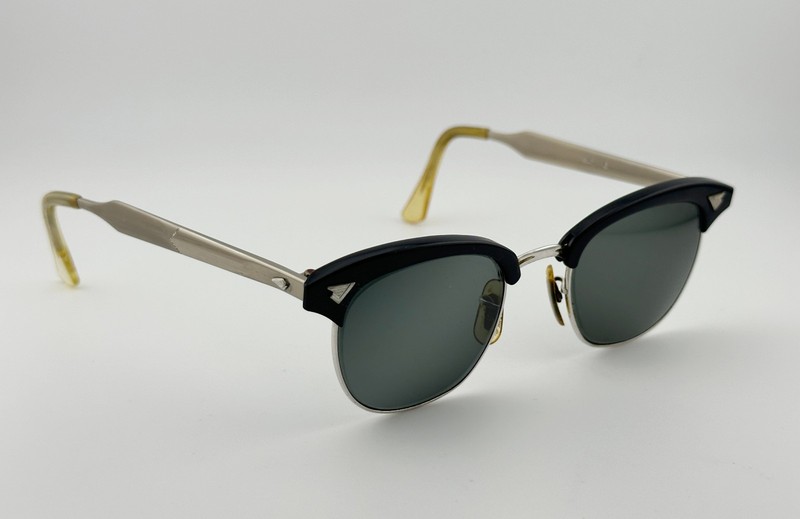 American Optical AO Vintage 1950s 12K GF #220 Aluminum Temples Eyeglass Frame gallery