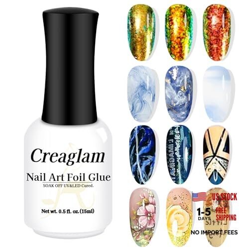 Nail Foil Glue Gel: Nail Art Foil for Foil Stickers Nail Glue Foil Gel 1PCS