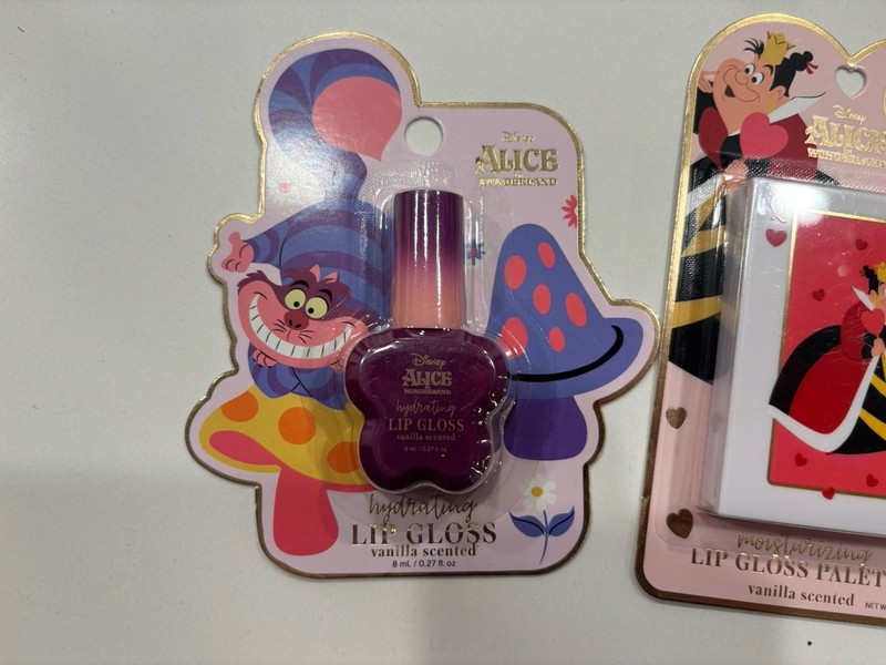Disney Alice in Wonderland Lip Moisturizing & Gloss Hydrating Vanilla Set Of 3 gallery