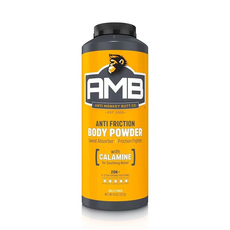 Anti Monkey Butt Anti Chafing, Anti Itch Body Powder and Foot Powder, 8 oz