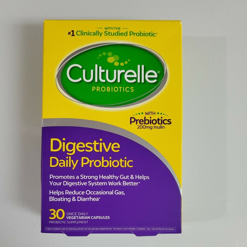 Culturelle Digestive Daily Probiotic 30 Capsules Exp 2025+
