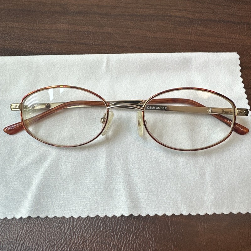 Modern Times Eyeglasses JINS 140-50-18 Made In Korea Demi Amber