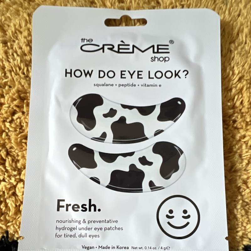 The Crème Shop How Do Eye Look? Hydrogel Under-Eye Patches Vegan 0.14 oz 3 pk