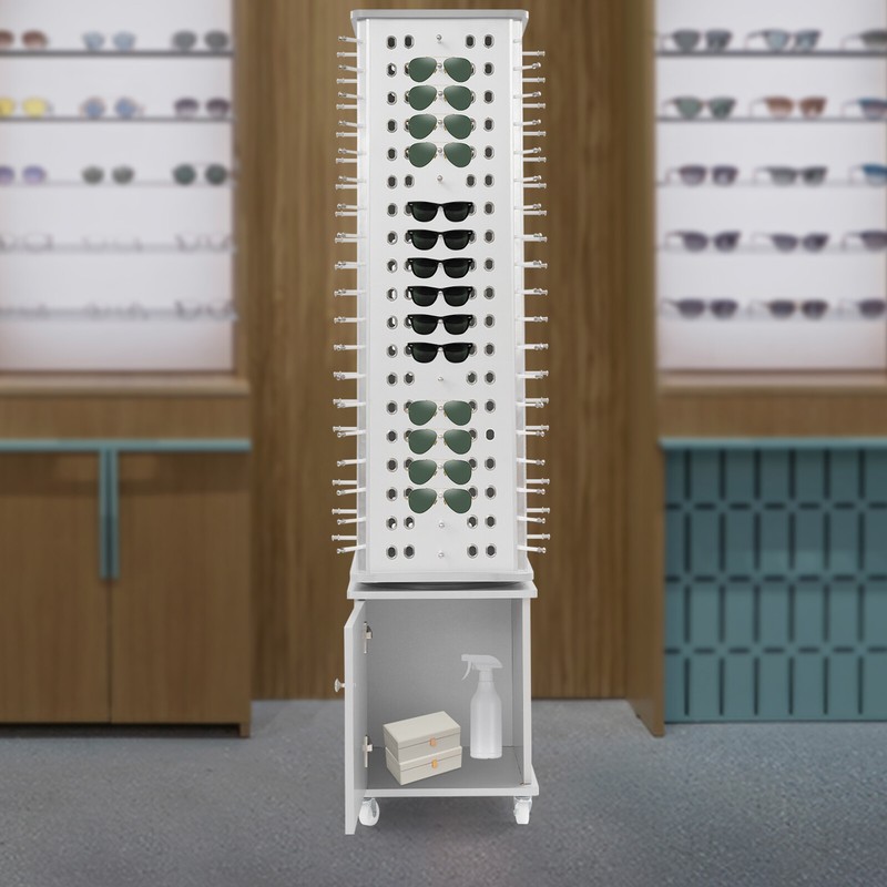 Sunglasses Display Stand For 152 Eyeglass Holder Sunglass Rack Floor-standing gallery