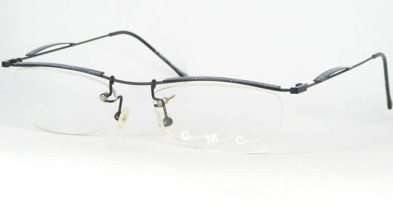GMC by TREND COMPANY 6924 BLACK /BLUE /SILVER EYEGLASSES GLASSES FRAME 50-18-140