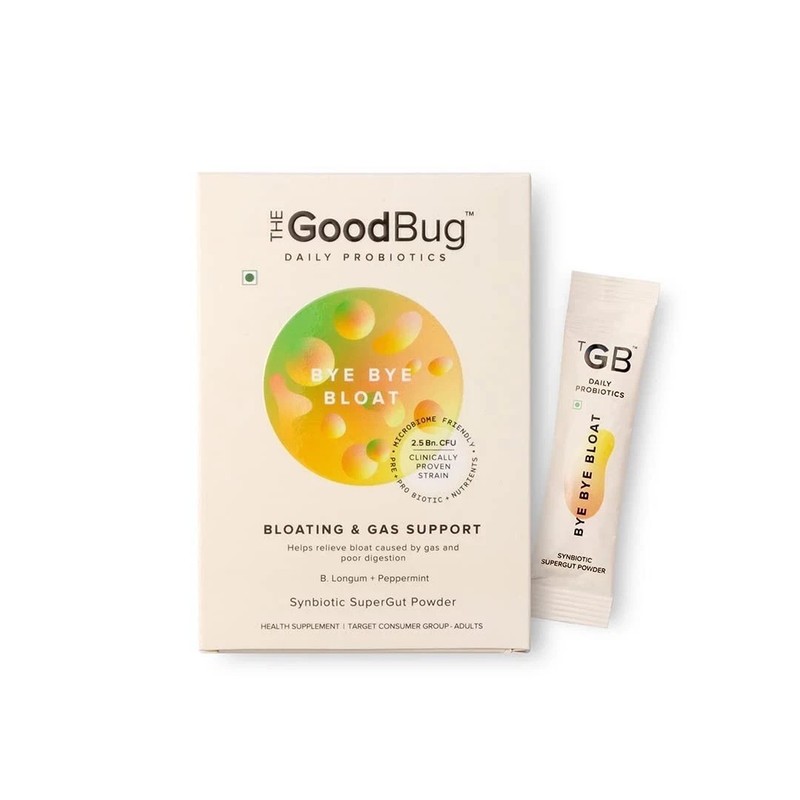 The Good Bug ByeBye Bloat SuperGut Powder 15 Sachets