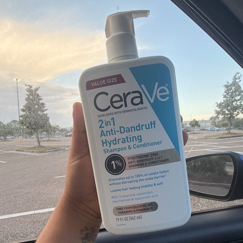 CeraVe 2-in-1 Anti-Dandruff Hydrating Shampoo + Conditioner 19 fl oz