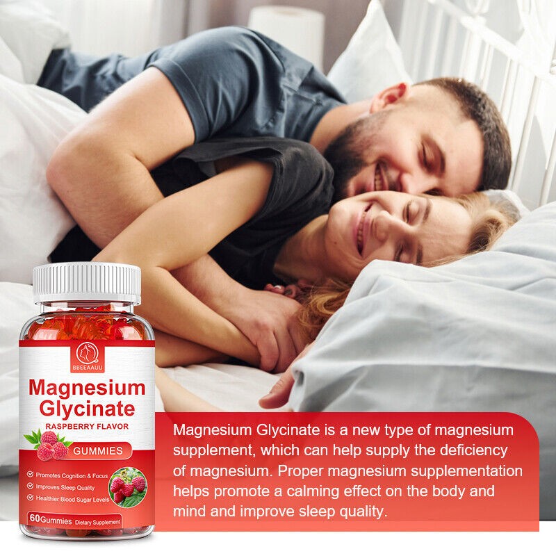 Magnesium Supplement Magnesium Glycinate 500MG Gummies Non-GMO Sugar-Free Veagn gallery