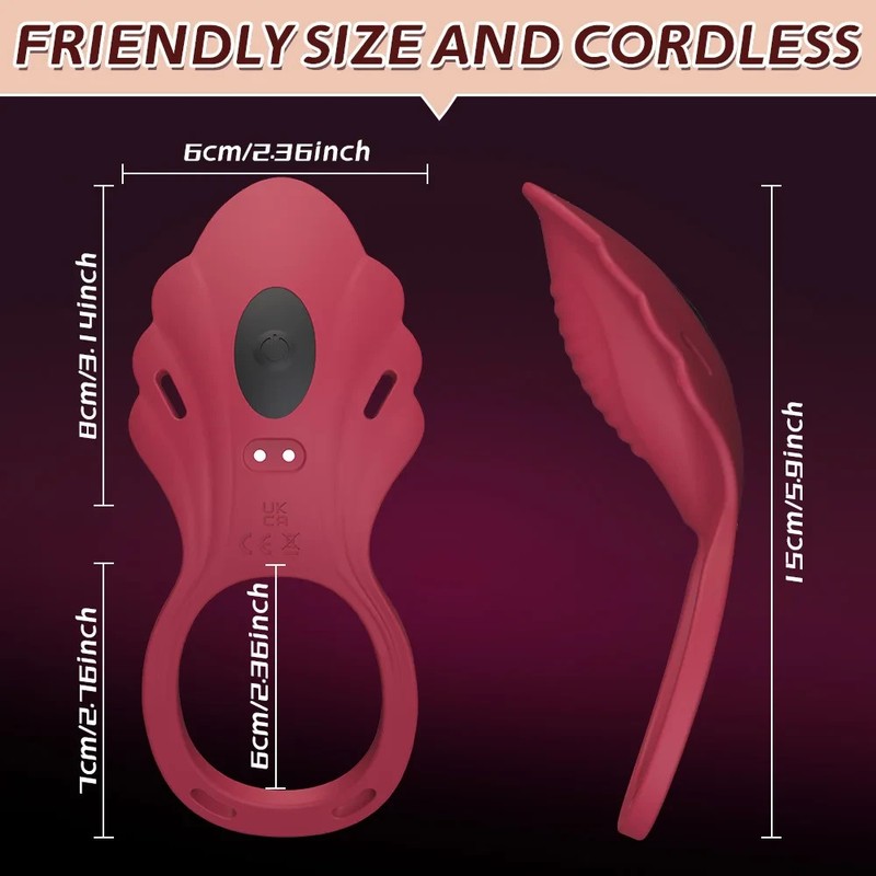 Couple-Sex-Toys-Wearable-Panty-Vibrator-Vibrating-Penis-Ring-Clitoral-Stimulator gallery