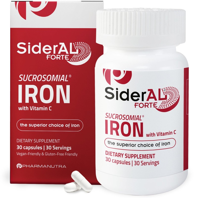 SiderAL Forte Iron Supplement Clinically Proven to Increase Levels Without Si…