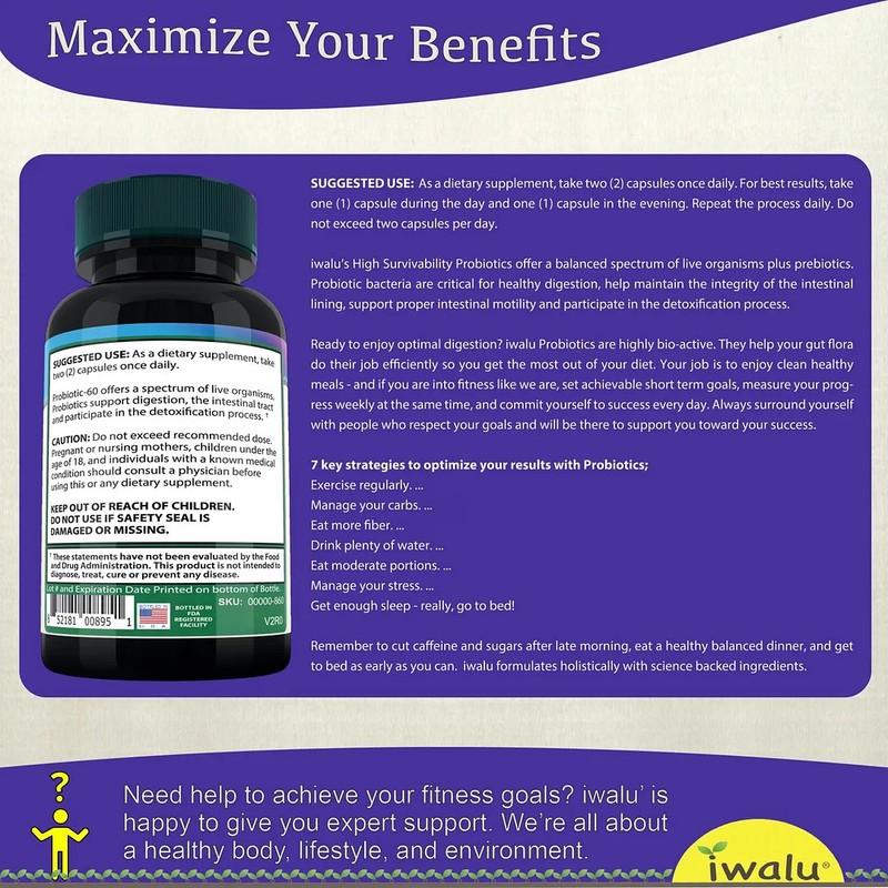 Pre And Probiotics | Best Supplement Capsule Pill Men Women FREE SHIP gallery