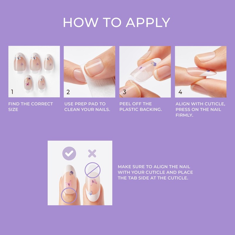 Short Pink Press On Nails Salon Quality Nail Set Easy Application Chip Proof gallery